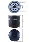 MAHLE OC1673 Yağ Filtresi 0RF0323802 uygun fiyat hızlı kargo