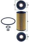 MAHLE OX 179D Yağ Filtresi 6031840025 uygun fiyat hızlı kargo