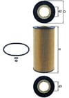 MAHLE OX 123 1D Yağ Filtresi 07W115436A uygun fiyat hızlı kargo