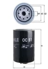 MAHLE OC 51 Yağ Filtresi 068115561B uygun fiyat hızlı kargo