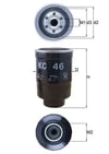 MAHLE KC 46 Yakıt Filtresi 0818506 uygun fiyat hızlı kargo