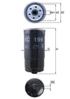 MAHLE KC 199 Yakıt Filtresi 3192226900 uygun fiyat hızlı kargo