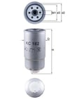 MAHLE KC 182 Yakıt Filtresi 2992300 uygun fiyat hızlı kargo