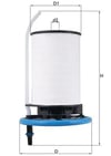 MAHLE KX398 Yakıt Filtresi 0077366607 uygun fiyat hızlı kargo