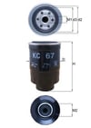 MAHLE KC 67 Yakıt Filtresi 1112654 uygun fiyat hızlı kargo