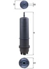 MAHLE KL8727 Yakıt Filtresi 13328582008 uygun fiyat hızlı kargo