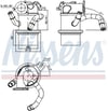 NISSENS 989315 EGR Soğutucu 04L131512BC uygun fiyat hızlı kargo