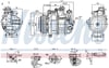 NISSENS 890919 Klima Kompresörü 0008301301 uygun fiyat hızlı kargo