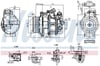 NISSENS 890749 Klima Kompresörü 0008303202 uygun fiyat hızlı kargo