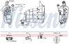 NISSENS 996301 Motor Su Deposu 8K0121405A uygun fiyat hızlı kargo