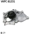 SKF VKPC 81231 Su Pompası Devirdaim 06H121012L uygun fiyat hızlı kargo