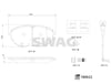 SWAG 33 10 7793 Fren Balatası 7LA698151A uygun fiyat hızlı kargo
