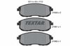 TEXTAR 2156101 Fren Balatası 410600V090 uygun fiyat hızlı kargo