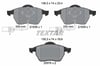 TEXTAR 2193801 Fren Balatası 4B0698151N uygun fiyat hızlı kargo