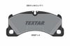 TEXTAR 2500701 Fren Balatası 95535193963 uygun fiyat hızlı kargo