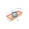 UFI 30 365 00 Hava Filtresi 8K0133843E uygun fiyat hızlı kargo