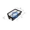UFI 3063400 Hava Filtresi 28113 A5800 uygun fiyat hızlı kargo