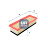 UFI 3030100 Hava Filtresi 1542777 uygun fiyat hızlı kargo