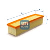 UFI 30 A68 00 Hava Filtresi 165460444R uygun fiyat hızlı kargo