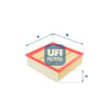 UFI 30 297 00 Hava Filtresi 51796537 uygun fiyat hızlı kargo