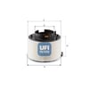 UFI 27 H06 00 Hava Filtresi 8K0133843L uygun fiyat hızlı kargo