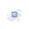 UFI 30 175 00 Hava Filtresi 1444 PV uygun fiyat hızlı kargo