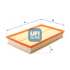 UFI 30 303 00 Hava Filtresi 1K0129620 uygun fiyat hızlı kargo