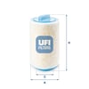 UFI 27 A53 00 Hava Filtresi 13718509032 uygun fiyat hızlı kargo