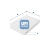 UFI 53 152 00 Polen Filtresi 97133 1H000 uygun fiyat hızlı kargo