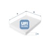 UFI 53 006 00 Polen Filtresi 1H0819644 uygun fiyat hızlı kargo
