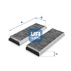UFI 54 153 00 Polen Filtresi 4F0819439A uygun fiyat hızlı kargo