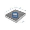 UFI 54 199 00 Polen Filtresi 6R0819653 uygun fiyat hızlı kargo