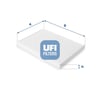 UFI 53 146 00 Polen Filtresi 27277 075VA uygun fiyat hızlı kargo