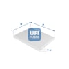 UFI 53 124 00 Polen Filtresi 55702456 uygun fiyat hızlı kargo