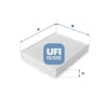 UFI 53 076 00 Polen Filtresi 1204459 uygun fiyat hızlı kargo