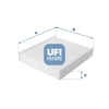 UFI 53 190 00 Polen Filtresi 6Q0820367 uygun fiyat hızlı kargo