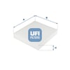 UFI 53 254 00 Polen Filtresi 13271190 uygun fiyat hızlı kargo