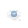 UFI 53 210 00 Polen Filtresi 51854923 uygun fiyat hızlı kargo
