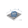 UFI 54 109 00 Polen Filtresi 1J0819644 uygun fiyat hızlı kargo