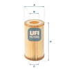 UFI 2515900 Yağ Filtresi 15209 HG00A uygun fiyat hızlı kargo
