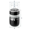 UFI 2316400 Yağ Filtresi 028115561E uygun fiyat hızlı kargo
