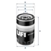 UFI 2313001 Yağ Filtresi 06A115561B uygun fiyat hızlı kargo