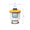 UFI 26 139 00 Yakıt Filtresi 23390 0L070 uygun fiyat hızlı kargo