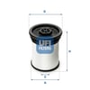 UFI 2601901 Yakıt Filtresi 04726067AA uygun fiyat hızlı kargo