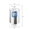 UFI 31 718 00 Yakıt Filtresi 1J0201511A uygun fiyat hızlı kargo