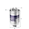 UFI 2436501 Yakıt Filtresi 1H0127401C uygun fiyat hızlı kargo