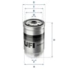UFI 24 012 00 Yakıt Filtresi 31922 2B900 uygun fiyat hızlı kargo