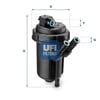UFI 5511600 Yakıt Filtresi 13161902 uygun fiyat hızlı kargo