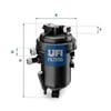 UFI 5511200 Yakıt Filtresi 51738508 uygun fiyat hızlı kargo
