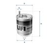 UFI 24 129 00 Yakıt Filtresi 31922 F6900 uygun fiyat hızlı kargo